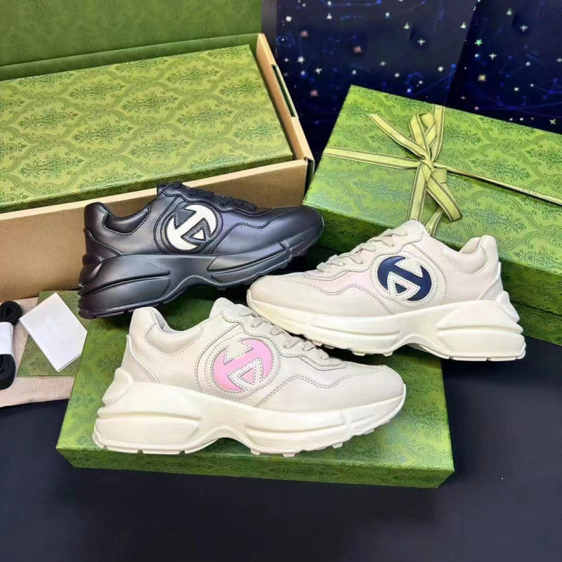 new second-generation shoes, casual sneakers, men's heightened women's