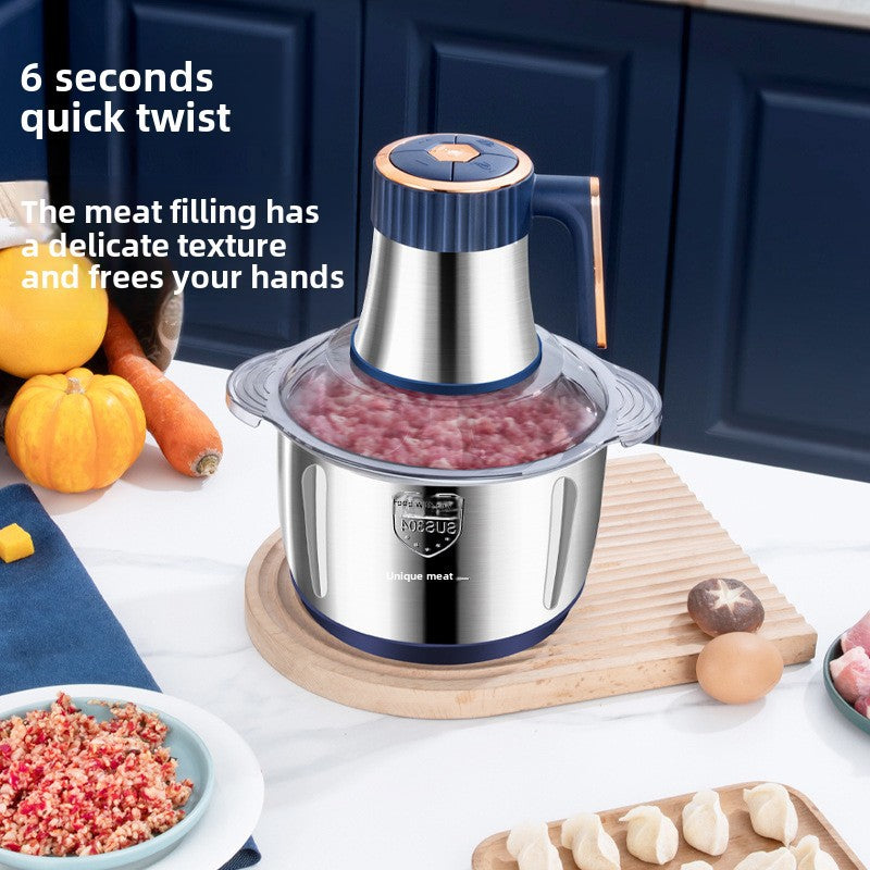 500W Meat Grinder - Stainless Steel | Multi-Functional Food Processor - KitchenMasters
