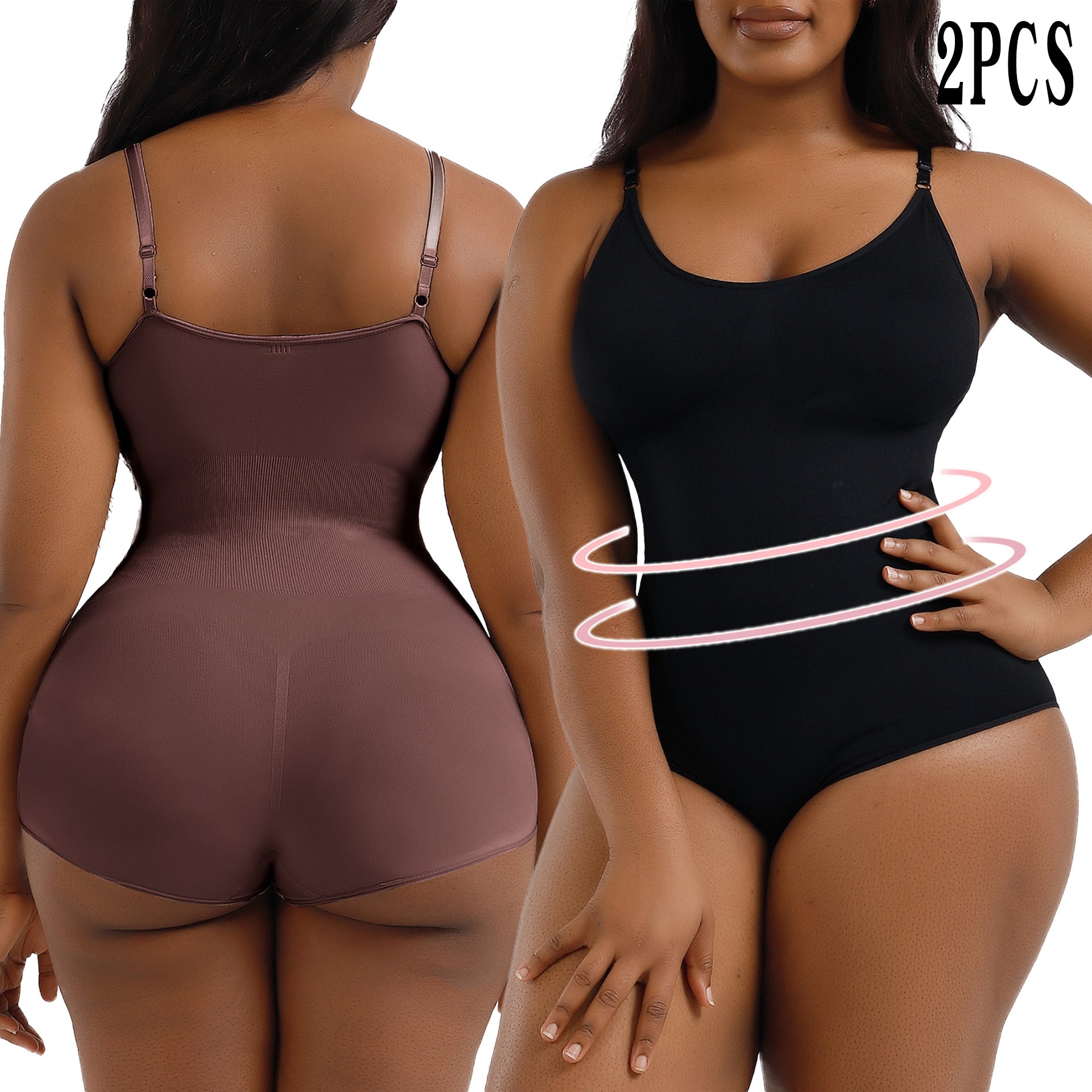 Focuses on "Premium Shapewear Bodysuit" and "Tummy Control"