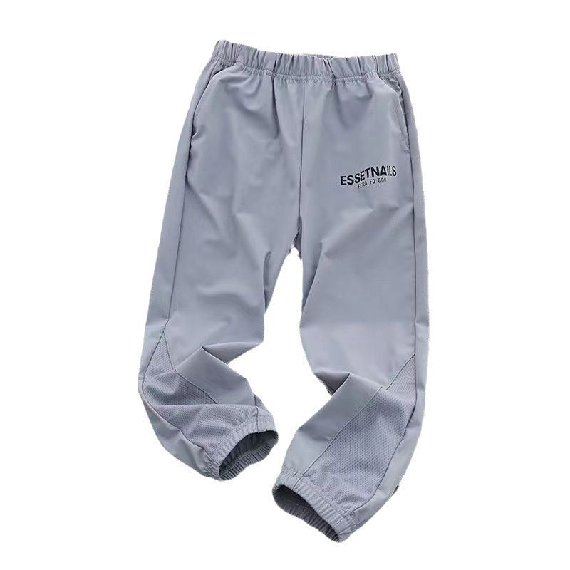 Boys Summer Athletic Pants - Quick-Dry Sports Joggers