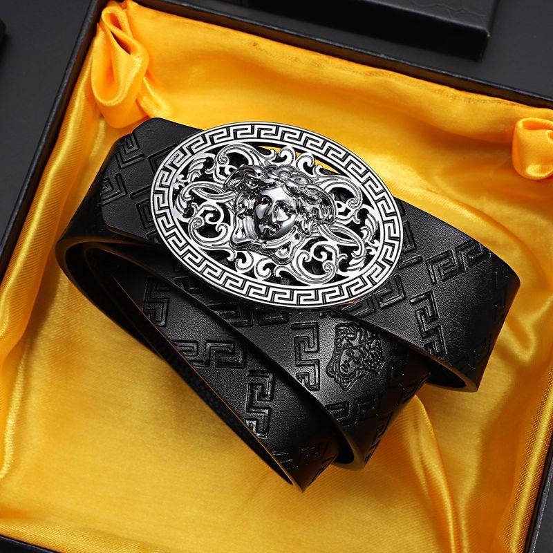 Belt genuine leather business beauty head print belt jeans belt youth belt