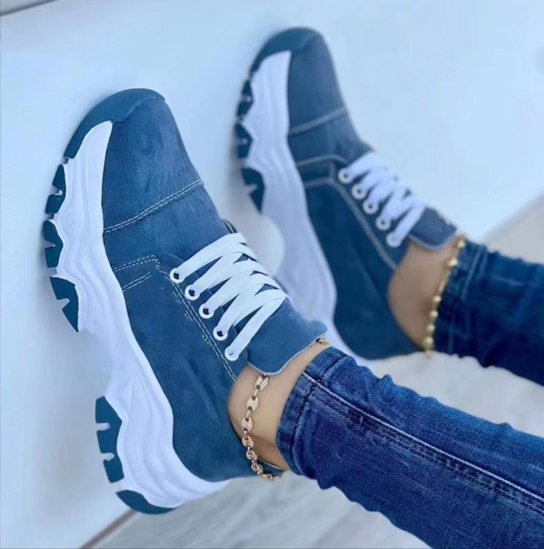 canvas shoes women's foreign trade large size casual shoes sneakers