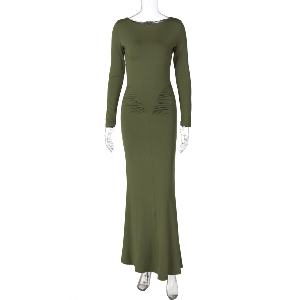 Long Sleeve Bodycon Dress - Elegant Evening Formal Dress | MTS-Glamour"