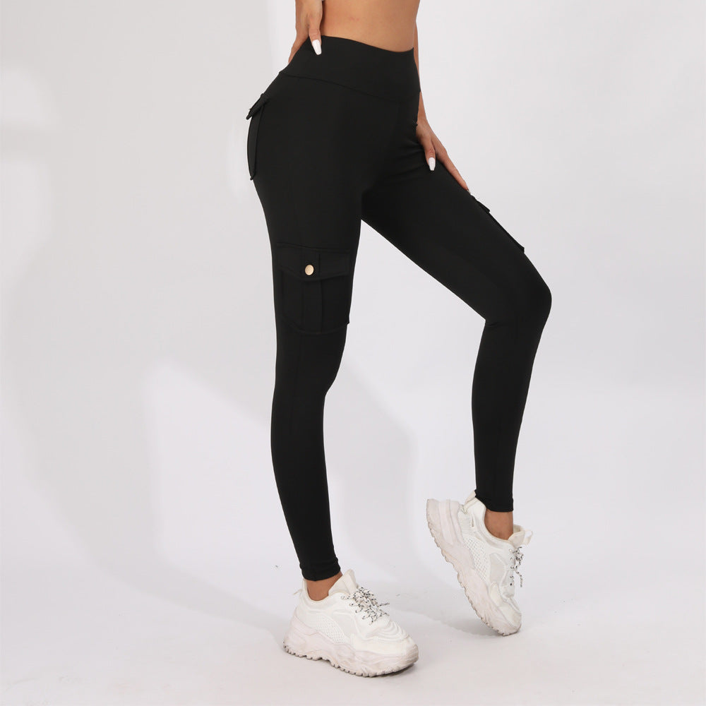 Women's Black Seamless Activewear Set - Sports Bra &amp; Leggings