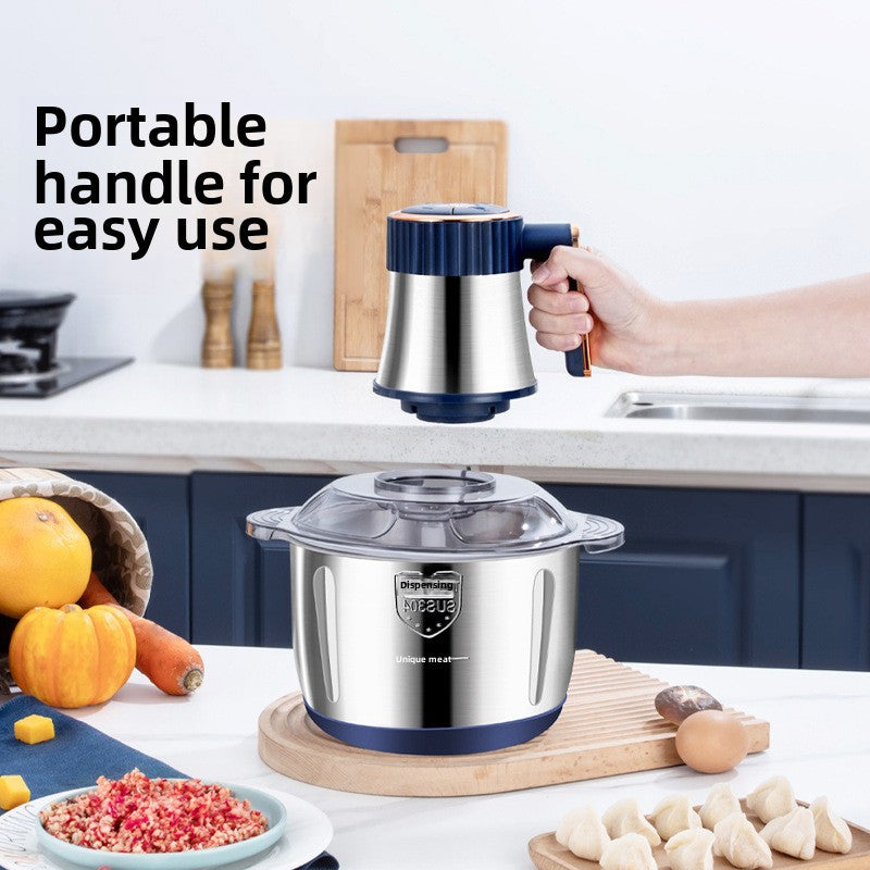500W Meat Grinder - Stainless Steel | Multi-Functional Food Processor - KitchenMasters