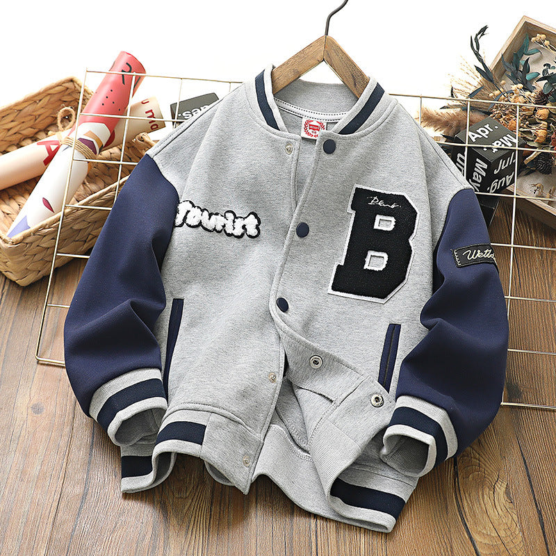 Kids Baseball Jackets - Colorful Varsity Style Coats for Boys & Girls