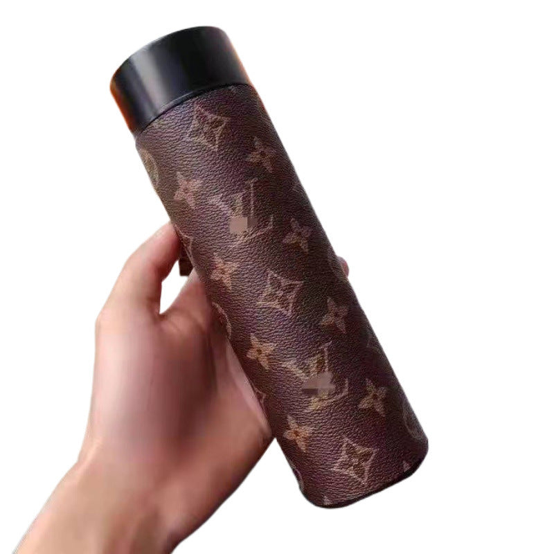 Smart high-value water cup, digital display measuring thermos cup