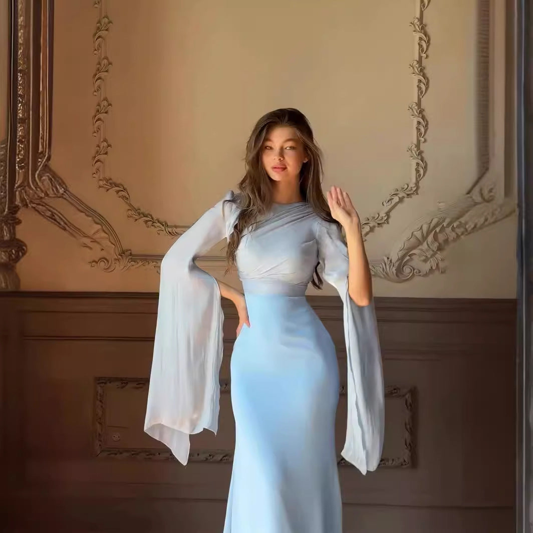 Elegant Blue Dress - Summer 2024 Collection