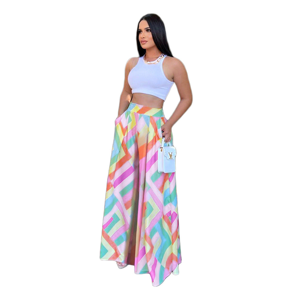 wide-leg pants women's trousers high-waisted women wholesale