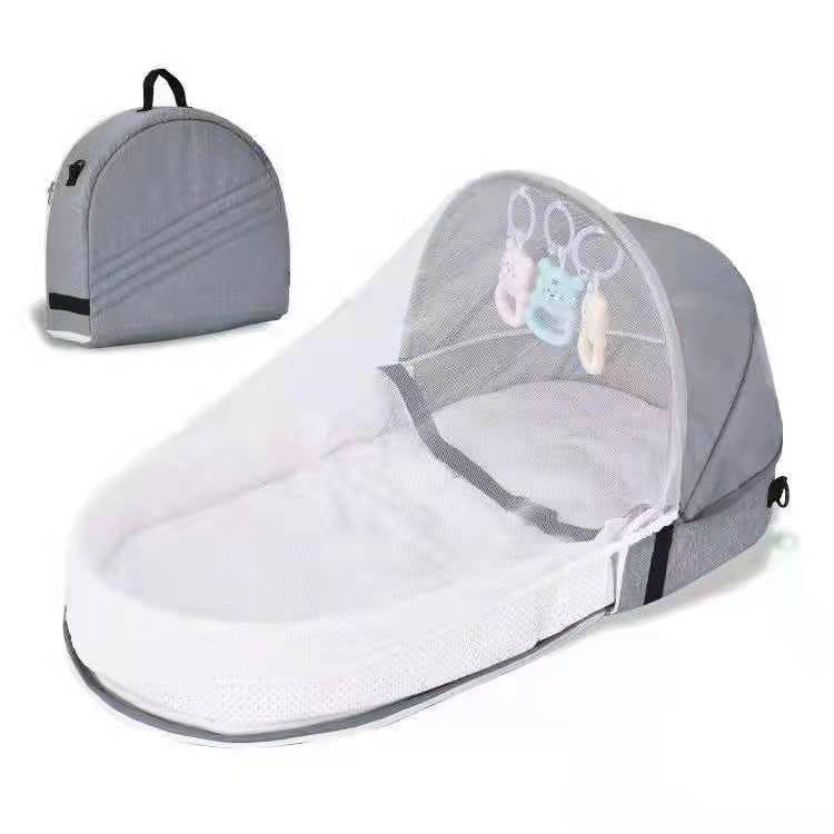 Newborn Baby Bionic Isolation Bed Mosquito-proof Folding Bed Medium Bed Convenient