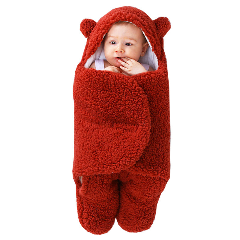Baby Bear Fleece Swaddle Wrap – Cozy, Cuddly &amp; Cute as Can Be!