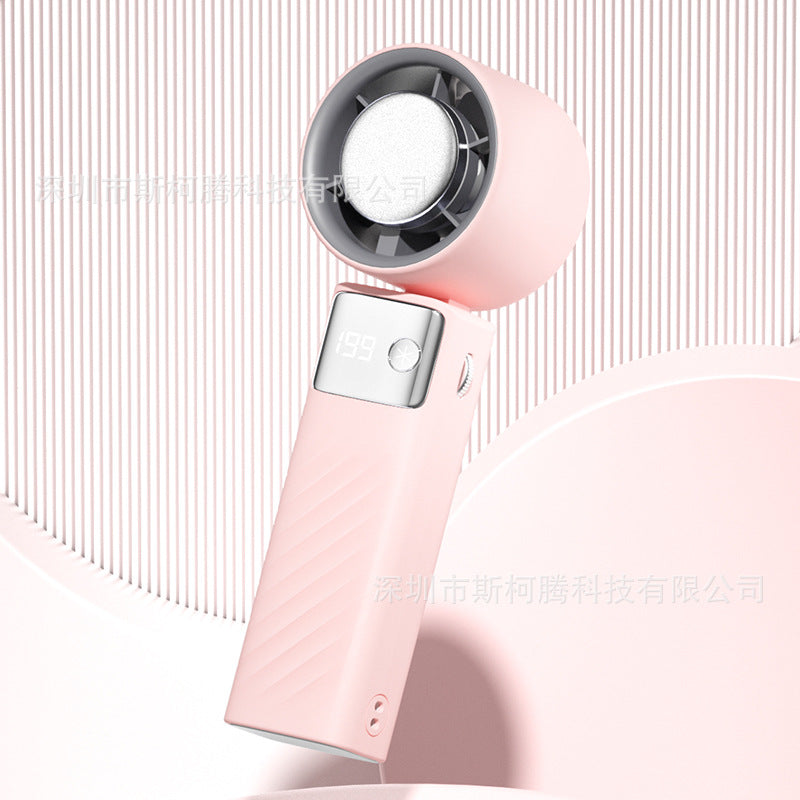 Portable Handheld Mini Fan - 199 Speed Cooling Device with Semiconductor Technology