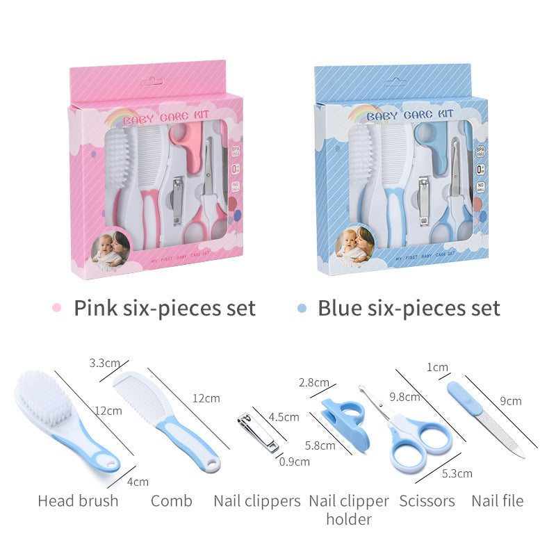 Baby care gift boxed dropper baby nail clipper care 6 piece set