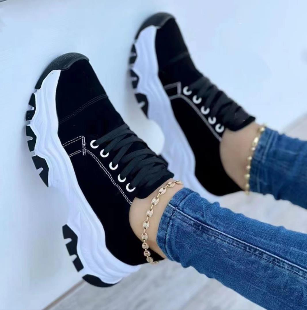 canvas shoes women's foreign trade large size casual shoes sneakers
