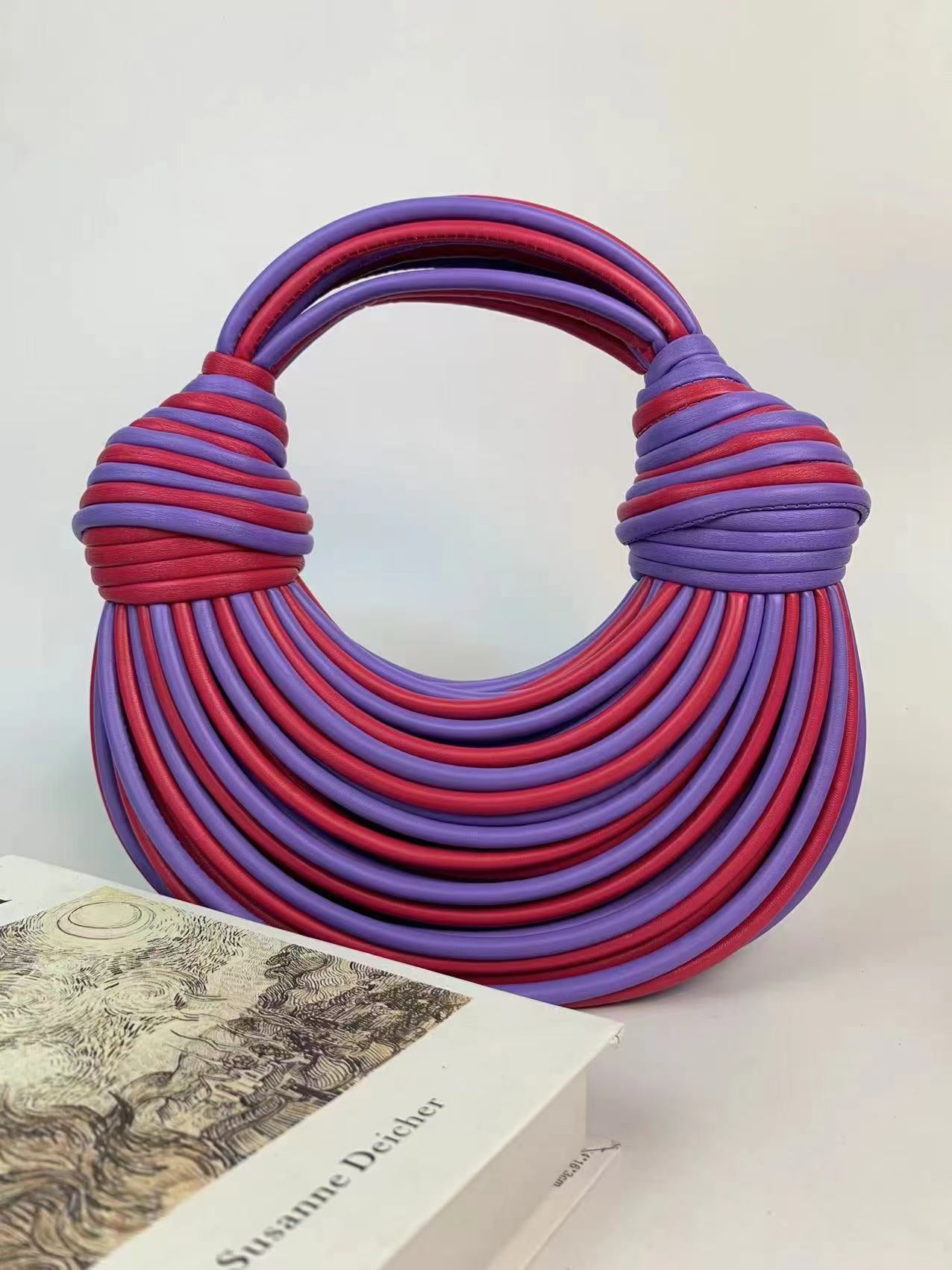 Woven Rope Han dag Hand Knotted Crossbody Bag for Women 2025