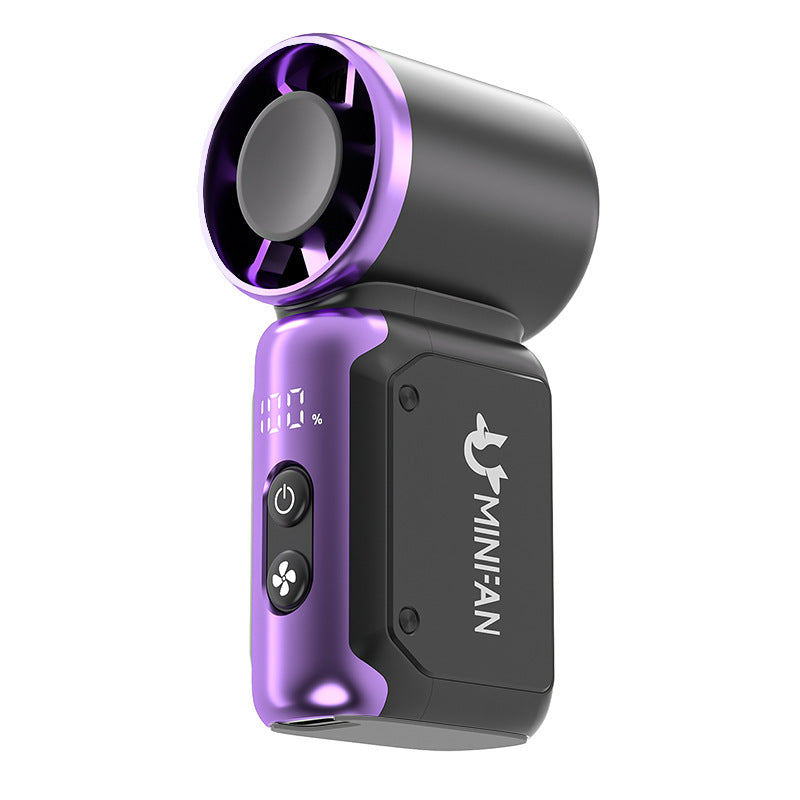 Portable Handheld Mini Fan - 199 Speed Cooling Device with Semiconductor Technology