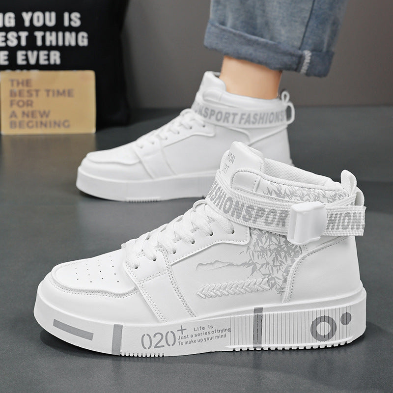 Fashion High Top Sneakers - Trendy Athletic Shoes for Men & Women