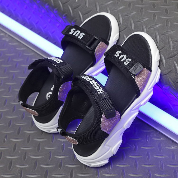 Sports sandals 2024 new women's summer Internet celebrity flat soles for students