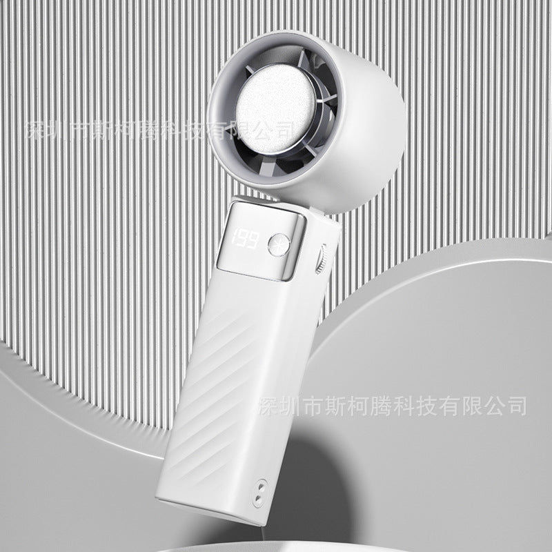 Portable Handheld Mini Fan - 199 Speed Cooling Device with Semiconductor Technology