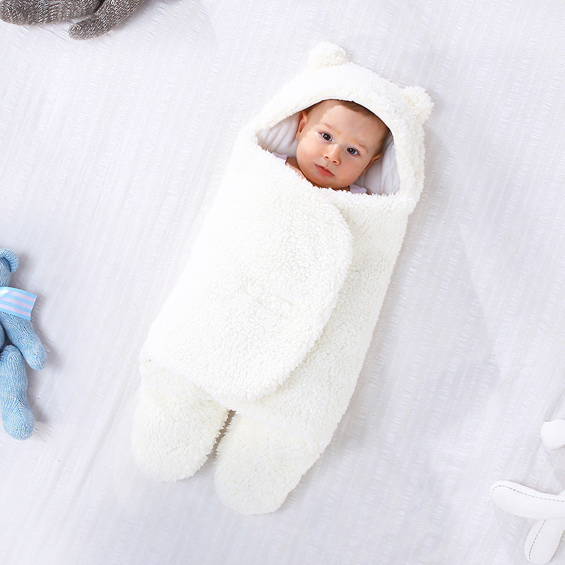 Baby Bear Fleece Swaddle Wrap – Cozy, Cuddly &amp; Cute as Can Be!