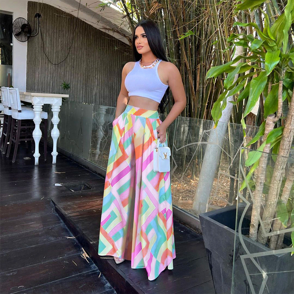 wide-leg pants women's trousers high-waisted women wholesale