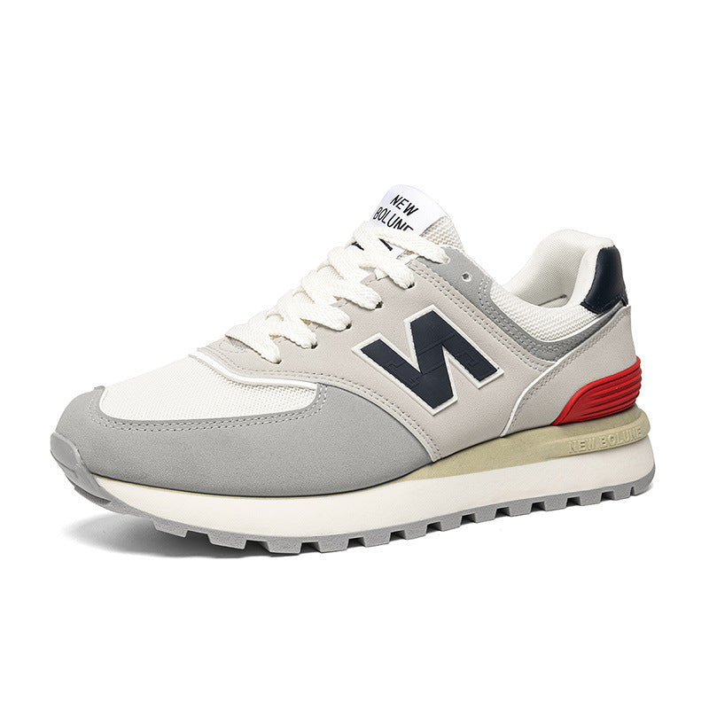 Brand vintage color blocking Forrest Gump men's casual shoes are versatile breathable and light running trend sneakers classic 574