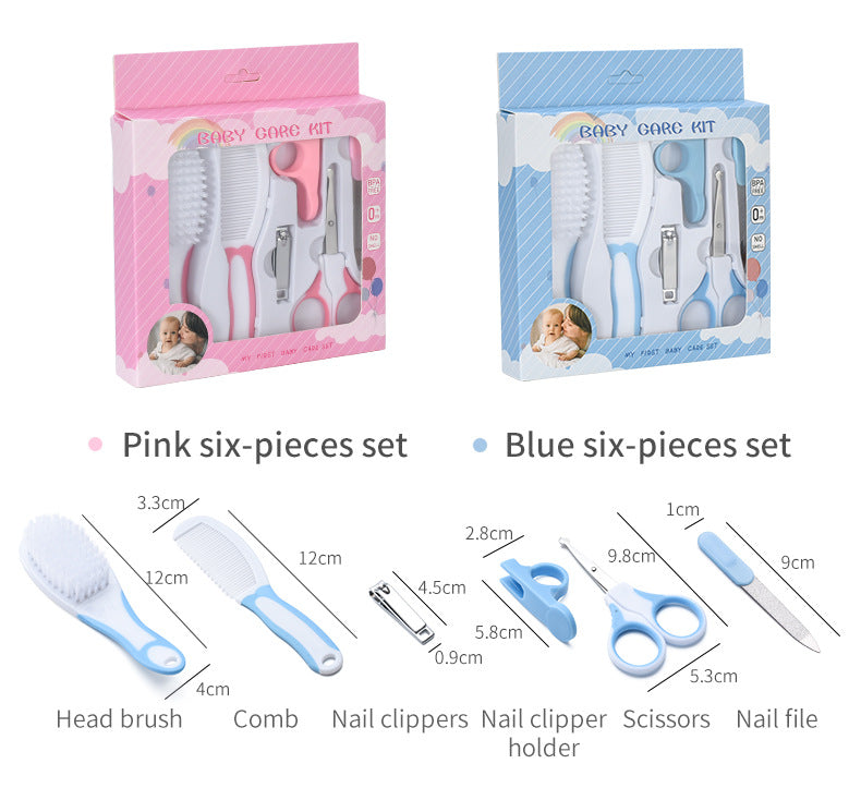 Baby care gift boxed dropper baby nail clipper care 6 piece set