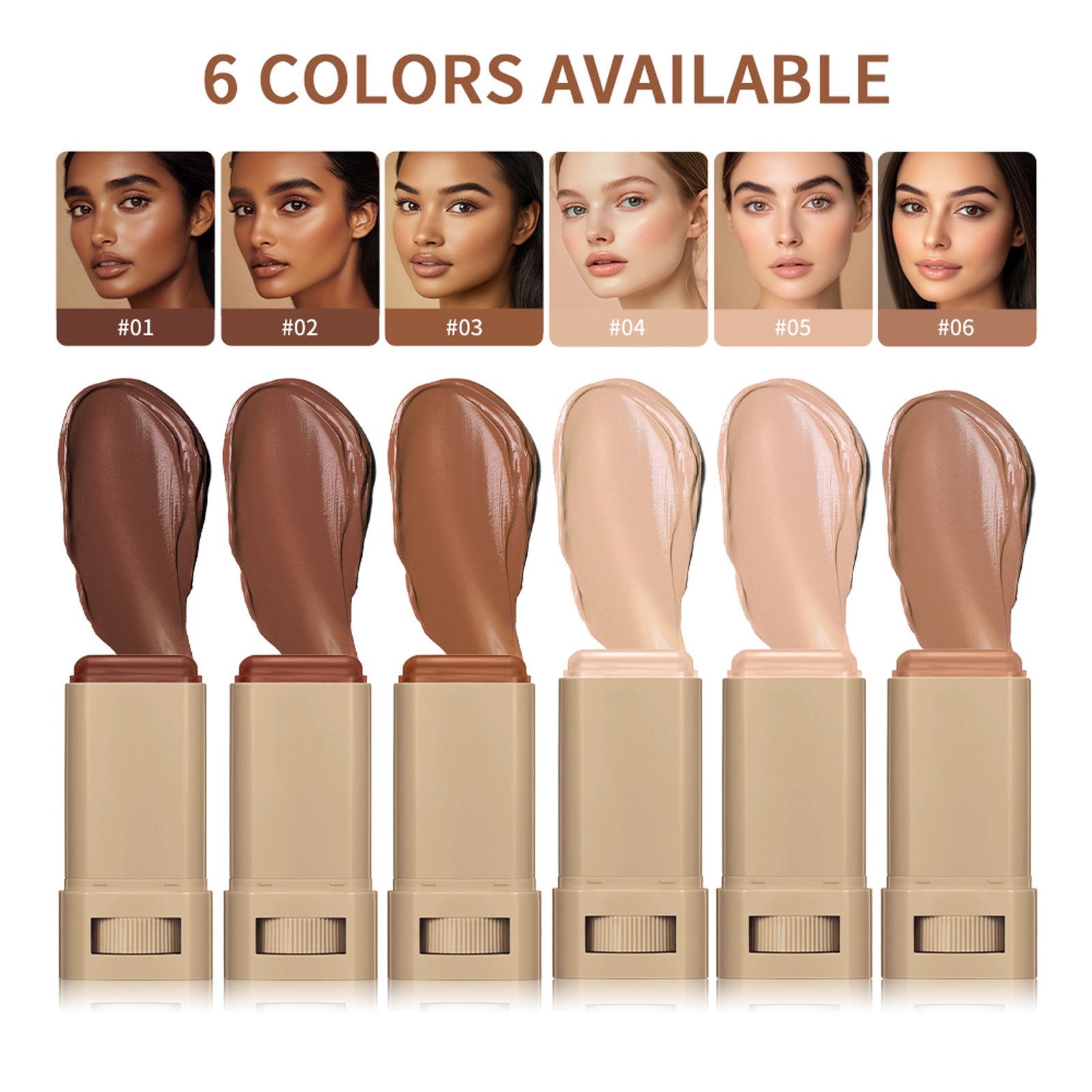 Lakerain Multi-Color Hydrating Serum Stick Naturally Fits and Brightens  buy two minimum