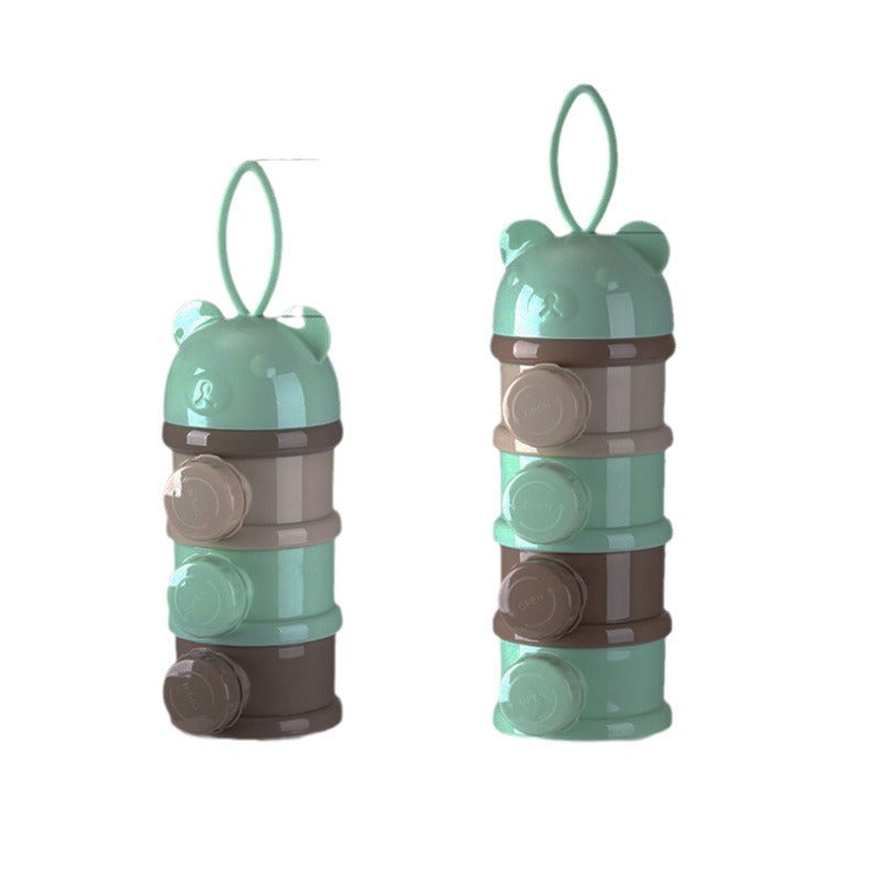 Baby Portable Four-Layer Milk Powder snack container
