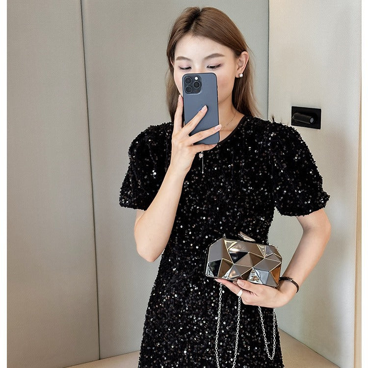SEO Title: Geometric Acrylic Clutch Bag - Luxury Evening Purse | MTS-Glamour