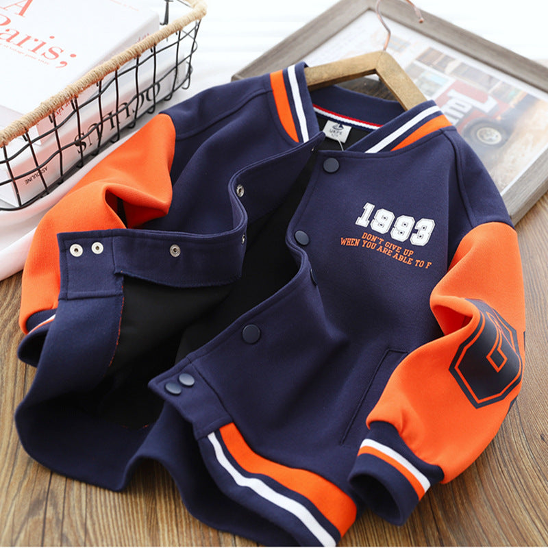 Boys Baseball Jacket 1992 - Kids Varsity Sports Jacket