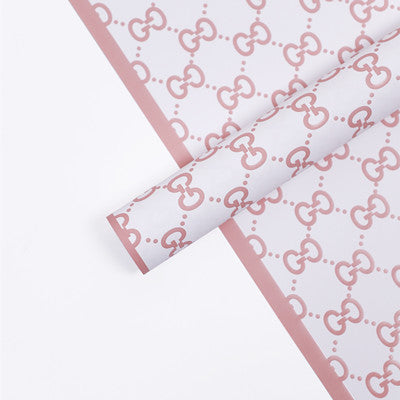 New big brand flower wrapping paper waterproof art paper high-grade rose