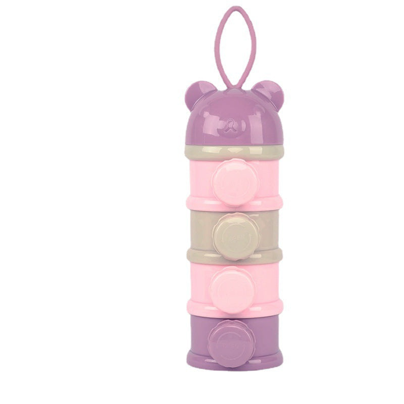 Baby Portable Four-Layer Milk Powder snack container