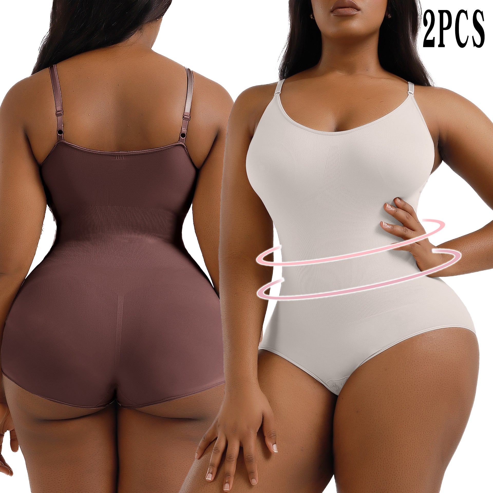 Focuses on "Premium Shapewear Bodysuit" and "Tummy Control"