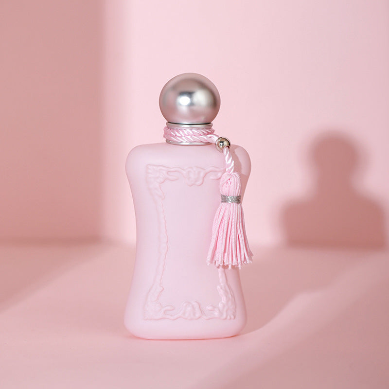 Elegant Blush Pink Perfume Bottle – Luxurious Fragrance for Women  Perfume Long-lasting Fragrance