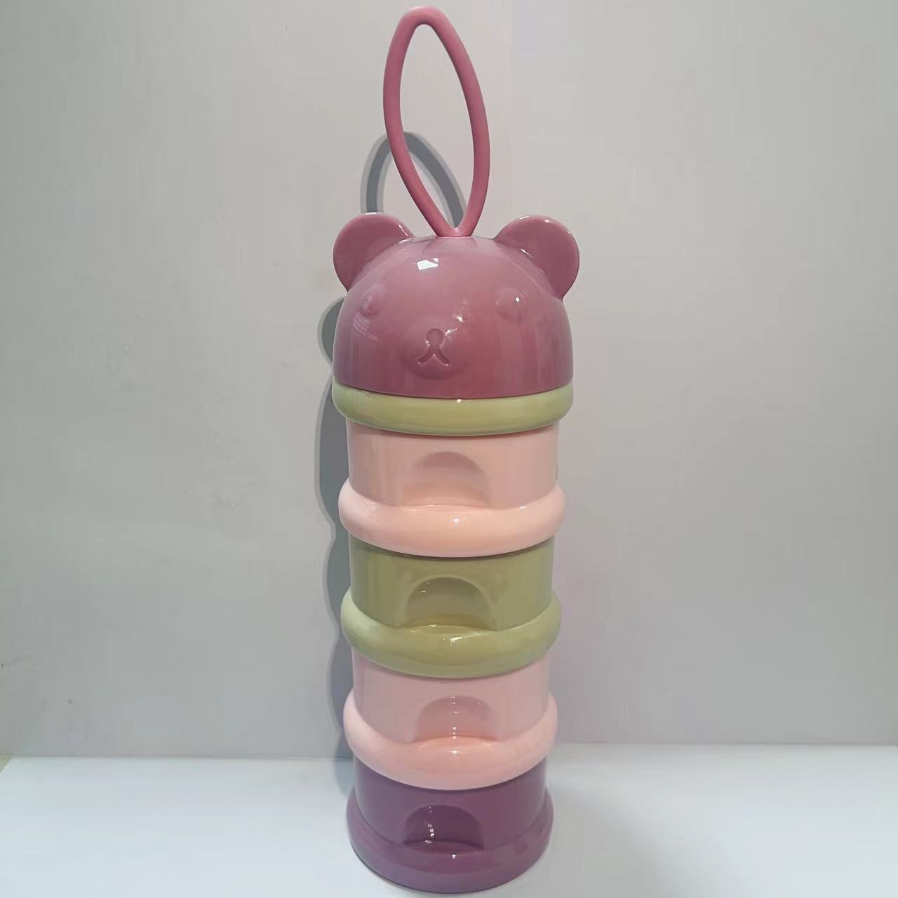 Baby Portable Four-Layer Milk Powder snack container
