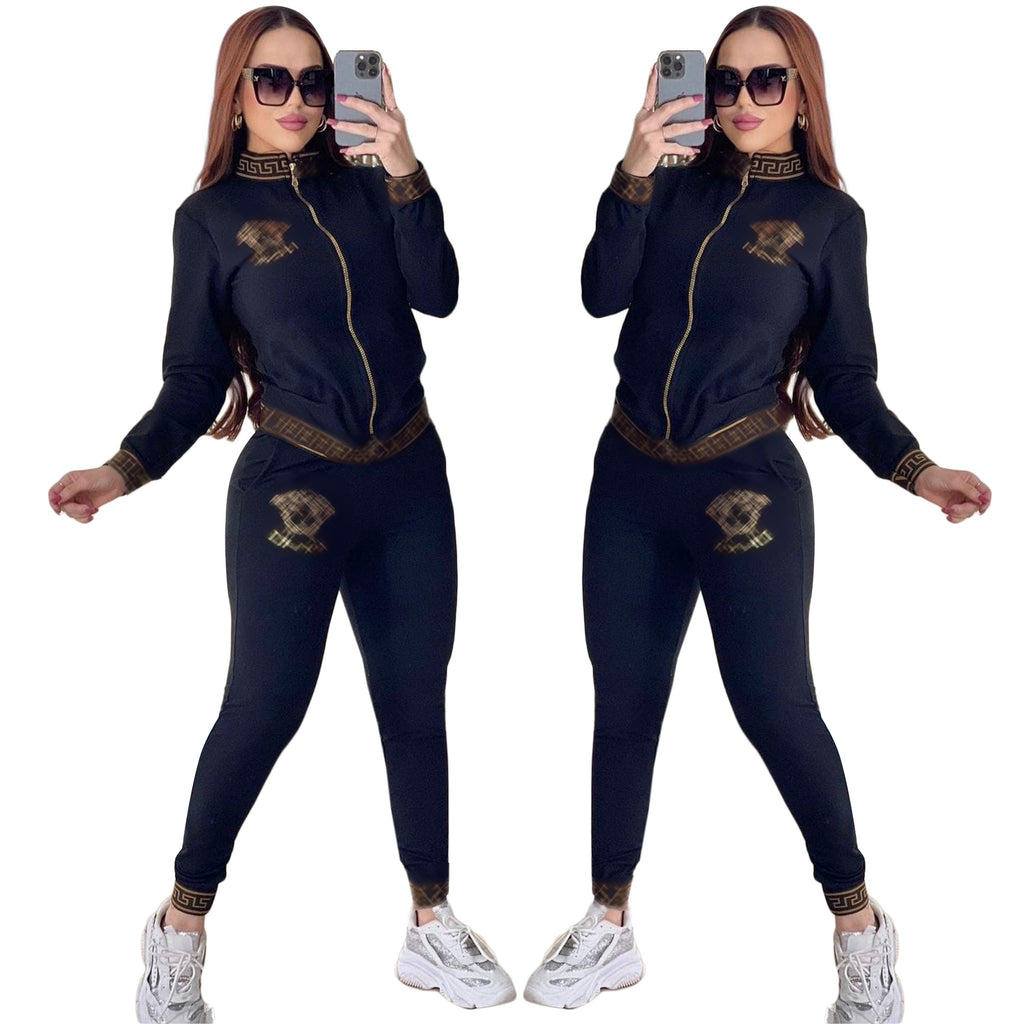 European and American casual women autumn and winter new fashion high