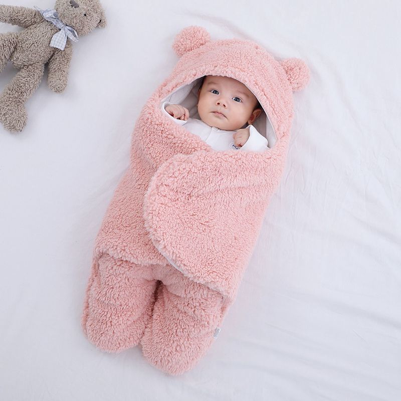 Baby Bear Fleece Swaddle Wrap – Cozy, Cuddly &amp; Cute as Can Be!