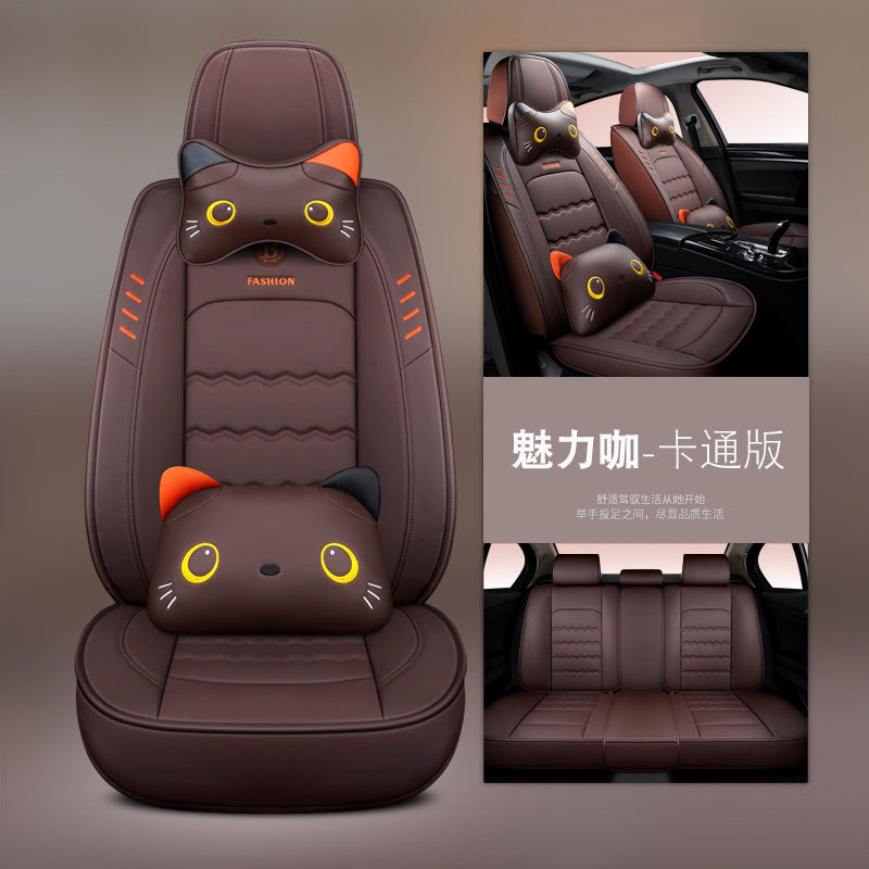 Car seat cushion four seasons  cartoon car seat cover goddess seat