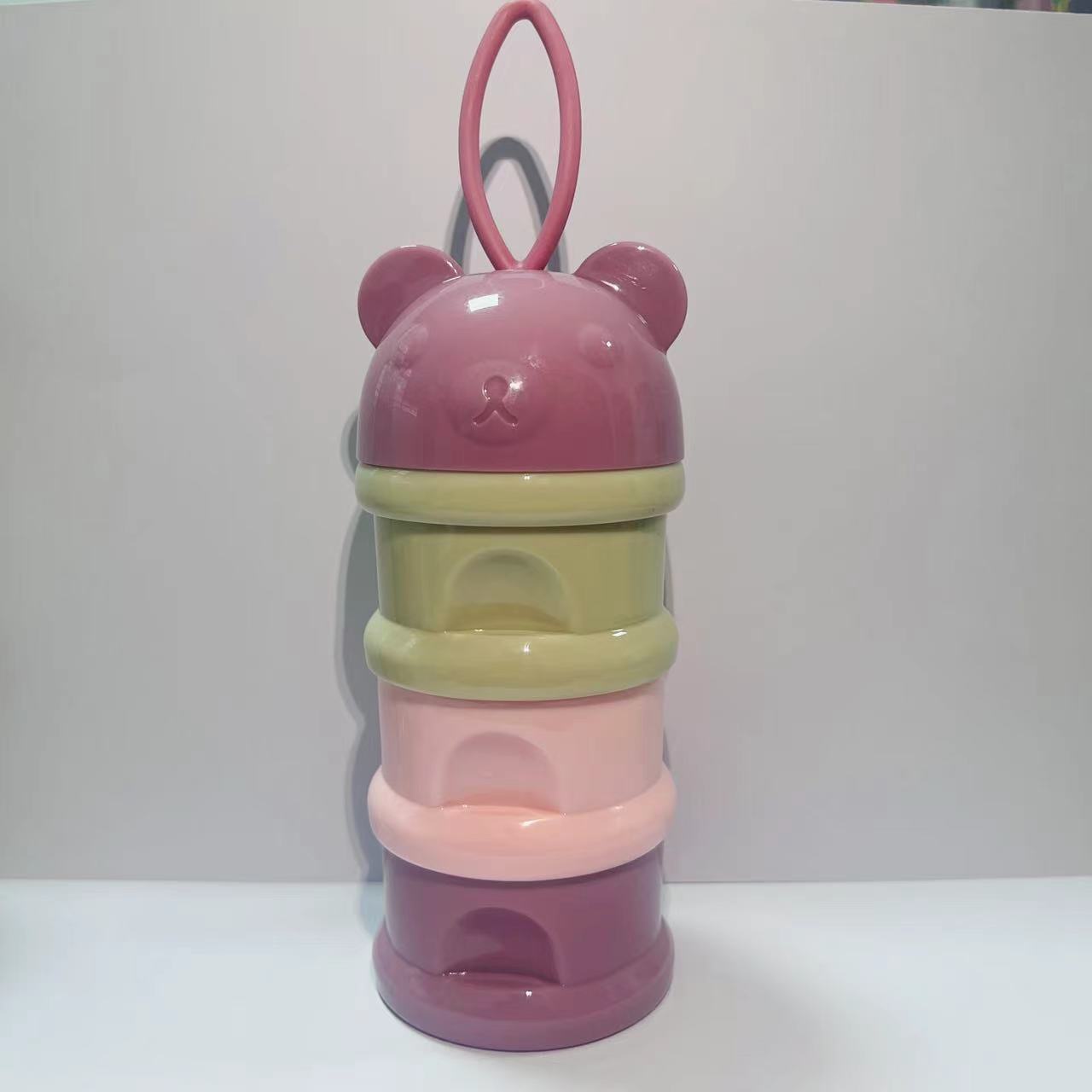 Baby Portable Four-Layer Milk Powder snack container