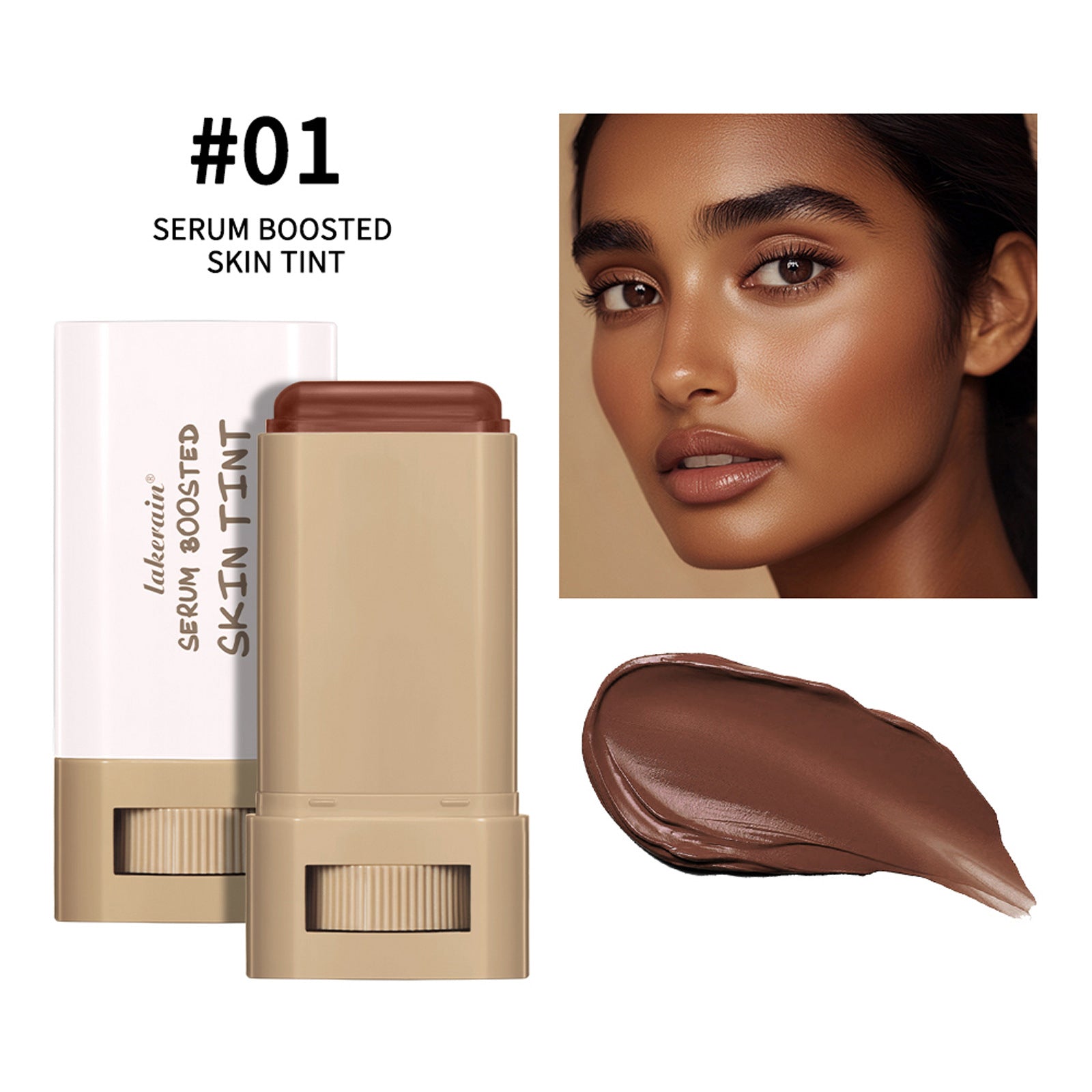 Lakerain Multi-Color Hydrating Serum Stick Naturally Fits and Brightens  buy two minimum