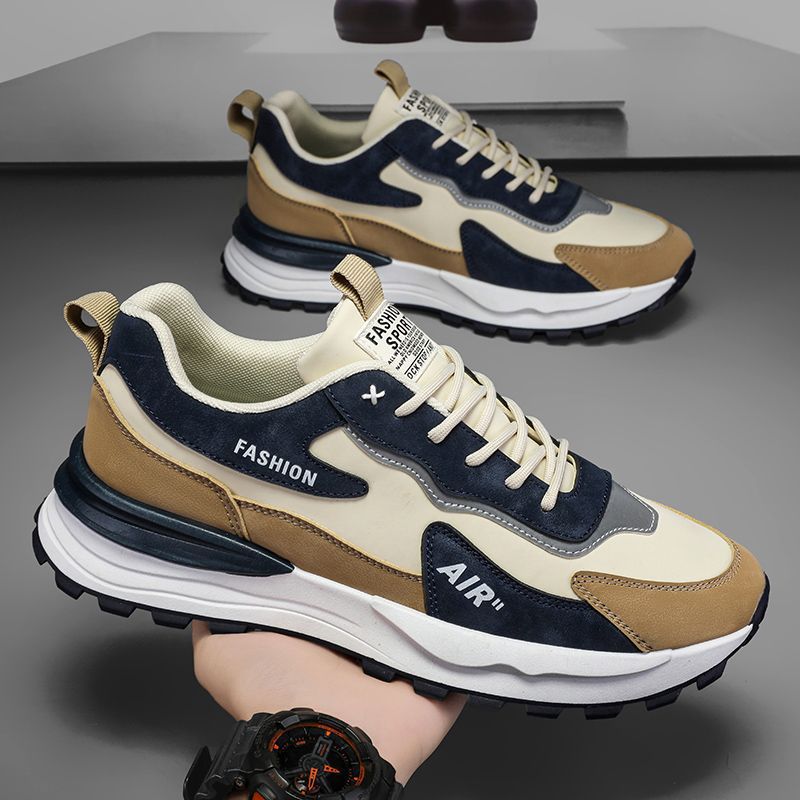 Men's Fashion Air Athletic Sneakers - Black White Running Shoes