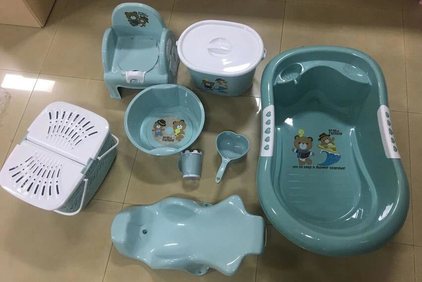 Children's bath set PP baby bath set 8pcs