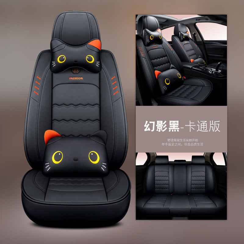 Car seat cushion four seasons  cartoon car seat cover goddess seat