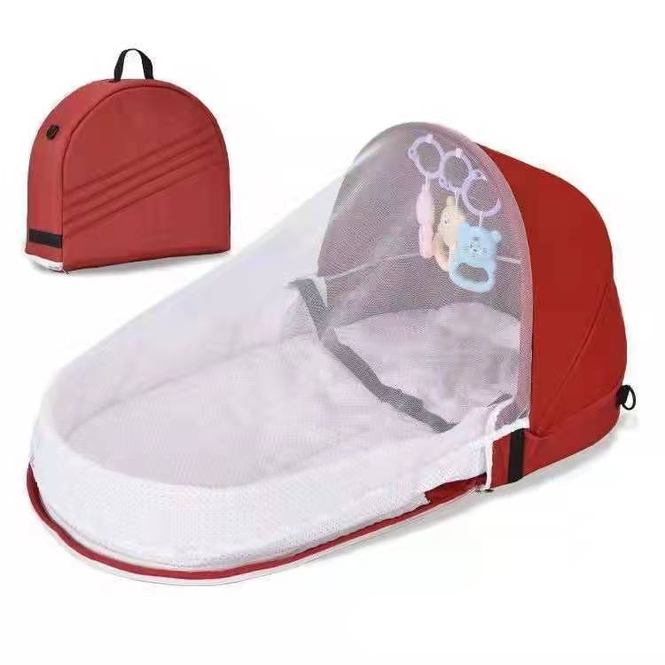 Newborn Baby Bionic Isolation Bed Mosquito-proof Folding Bed Medium Bed Convenient