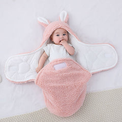 Baby blanket lamb velvet sleeping bag thickened anti-shock autumn and winter