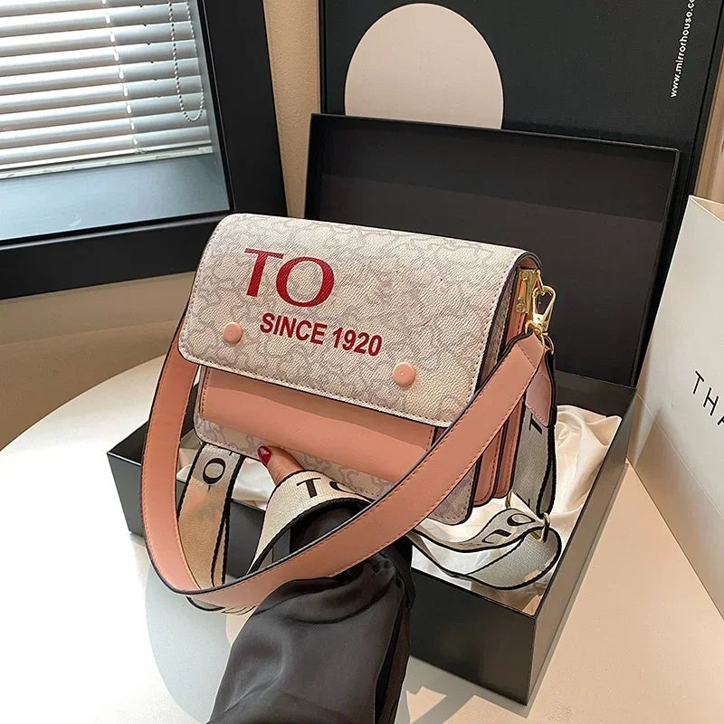 Hot Selling Women's Bag High Quality Zipper Fashion Shoulder Bag Canvas