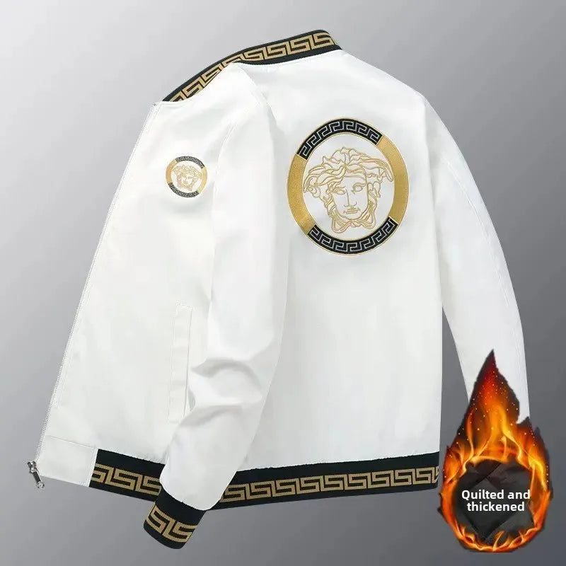 European Style Embroidered Men's Jacket New Trendy