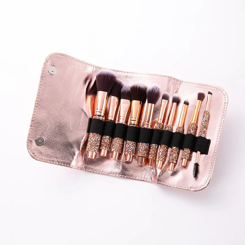 Premium Makeup Brushes Sets,  10Pcs