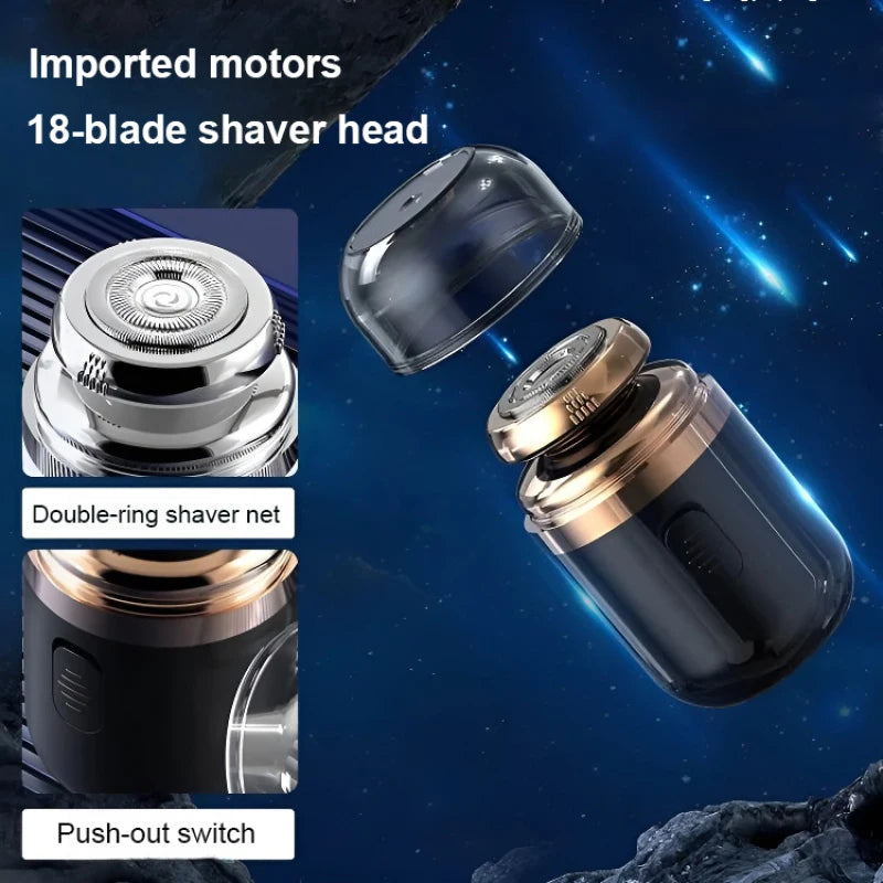 Men's portable mini portable rechargeable multifunctional razor washable